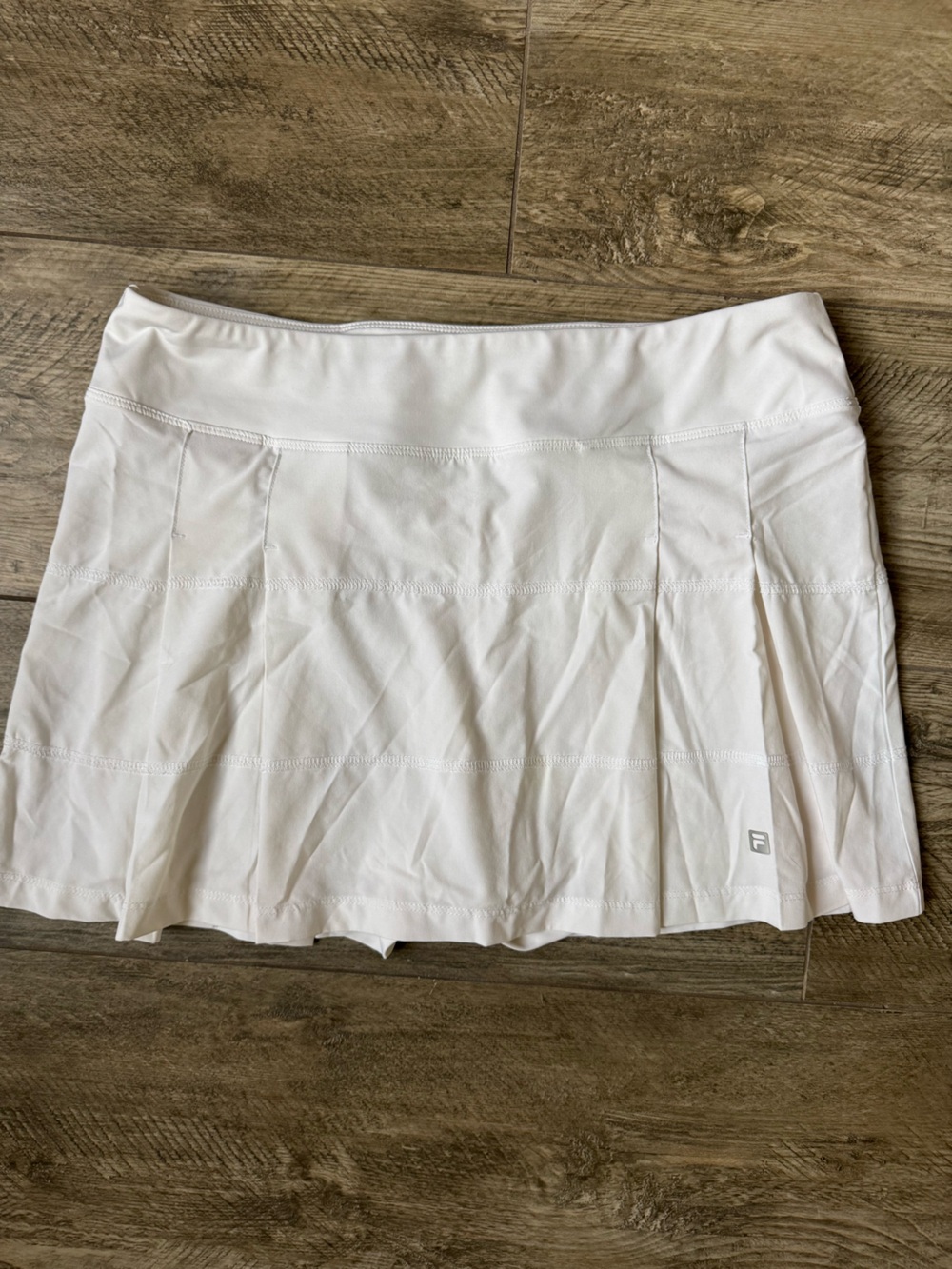Fila White Womens Athletic Skort with Logo